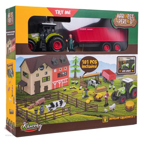 MEGA Zestaw Farmer z Traktorem + Akcesoria