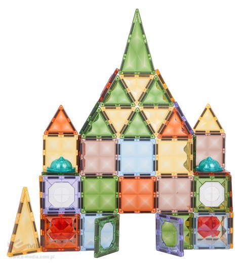 Zestaw Klocków Magnetycznych 3D z Podświetleniem 75el.