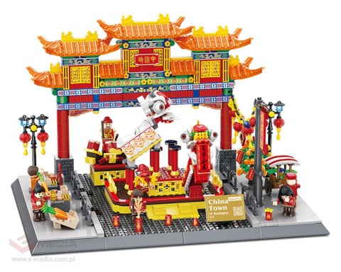 Zestaw Klocków Seria Budynki China Town 1245el.