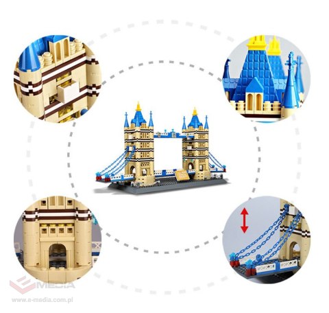 Zestaw Klocków Seria Budynki Tower Bridge 1054el.