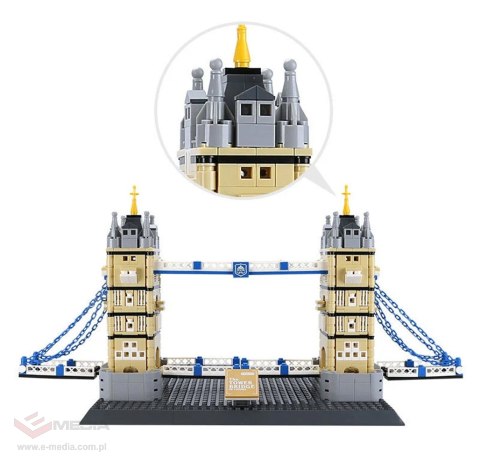 Zestaw Klocków Seria Budynki Tower Bridge 969el.