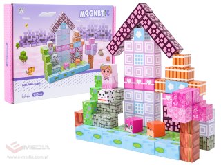 Zestaw Kostek, Klocków Magnetycznych 110el.