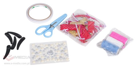 Zestaw Małej Projektantki, Kolorowe Materiały + Akcesoria