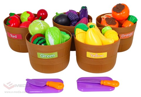 Zestaw Owoców 34el. + Akcesoria