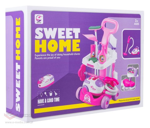 Zestaw Sprzątający Różowy + Akcesoria