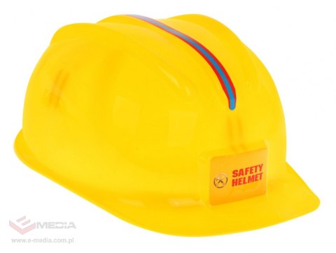 Zestaw małego Budowlańca dla dzieci 3+ Elektryczna wkrętarka + Kaska i gogle + Narzędzia