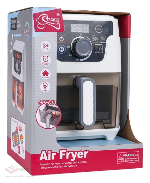 Air Fryer z Funkcją Świateł i Dźwięku + Akcesoria