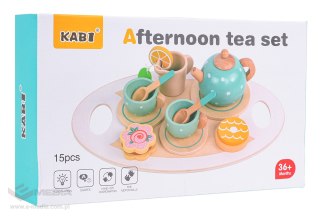 Drewniany Zestaw Herbaciany + Akcesoria