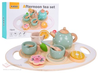 Drewniany Zestaw Herbaciany + Akcesoria