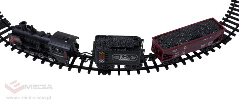 Kolejka z Pociągami z Funkcją Dymu, Świateł i Dźwięku