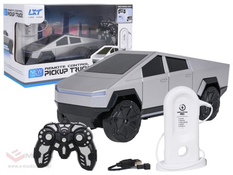 R/C Auto TRACK Srebrny + Stacja Ładowania