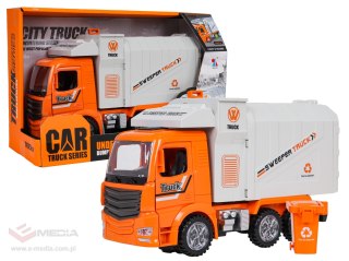 Śmieciarka z Funkcją Świateł i Dźwięku Pomarańczowa