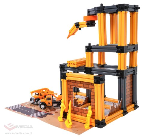 Zestaw Garaż Plac Budowy + Akcesoria i Figurki