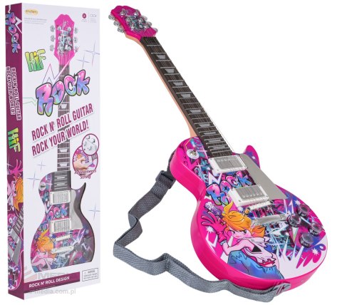 Zestaw Gitara Różowa