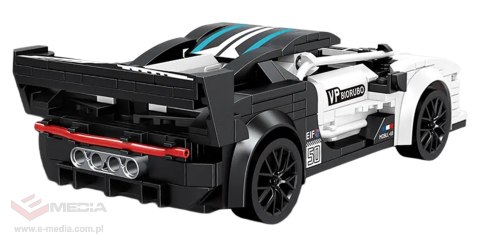 Zestaw Klocków Auto Sportowe Białe R/C