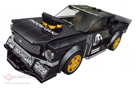 Zestaw Klocków Auto Sportowe Czarne 414el.