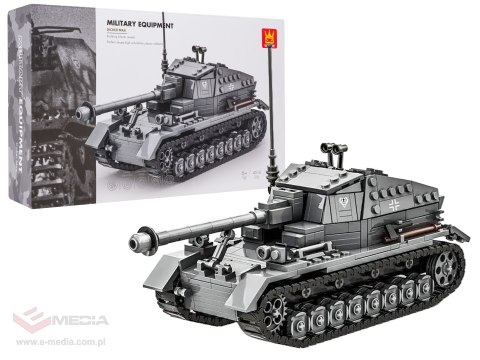 Zestaw Klocków Czołg Szary 632el.