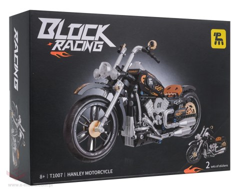 Zestaw Klocków Motocykl Czarny 455el.