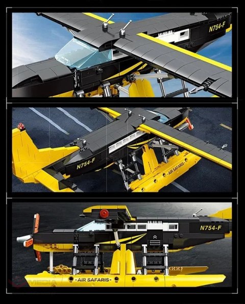 Zestaw Klocków Samolot 739el.