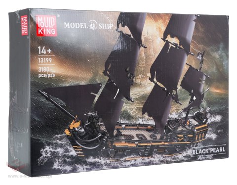 Zestaw Klocków Statek Piracki Czarny 3180el.