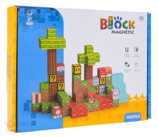 Zestaw Kostek, Klocków Magnetycznych 102el.