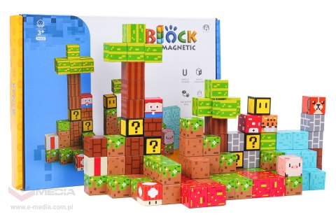 Zestaw Kostek, Klocków Magnetycznych 102el.