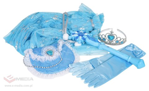 Zestaw Małej Księżniczki + Błękitna Sukienka
