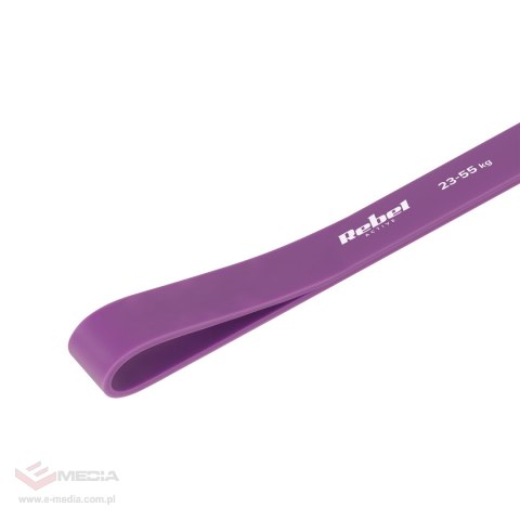 Guma do ćwiczeń TPE - Power Band PT-4, fioletowa 20-45 kg REBEL ACTIVE
