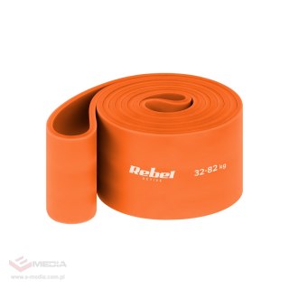 Guma do ćwiczeń TPE - Power Band PT-7, pomarańczowa 32-82 kg REBEL ACTIVE