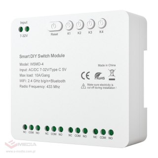 Inteligentny moduł przełącznika DIY Avatto WSMD-4 32V