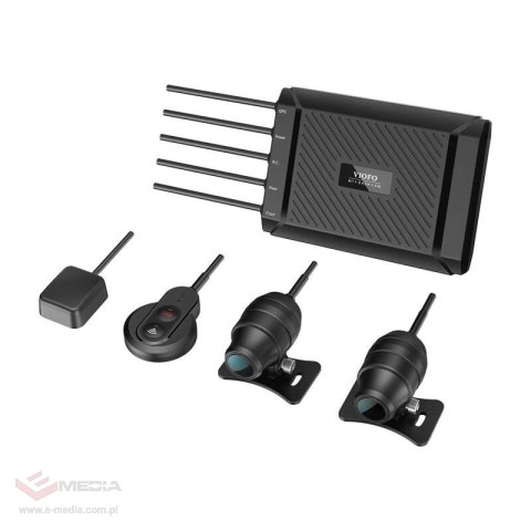 Kamera motocyklowa VIOFO MT1 1080p WiFi, GPS