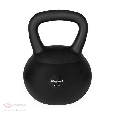 Soft Kettlebell miękki winylowy 12kg REBEL ACTIVE
