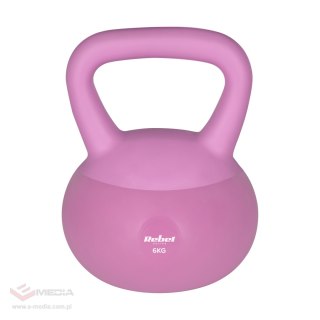 Soft Kettlebell miękki winylowy 6kg REBEL ACTIVE