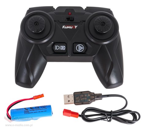 Traktor Czerwony R/C Z Turem