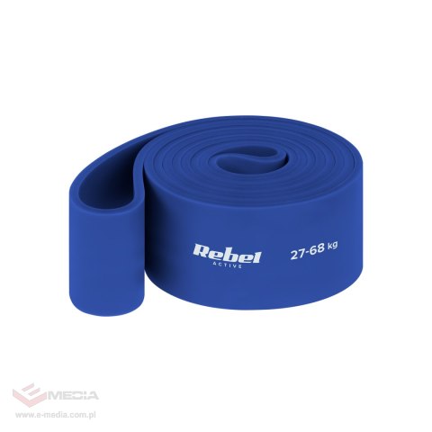 Zestaw gum do ćwiczeń TPE - Power Band PT-S7, 4-82 kg, 7 gum TPE, REBEL ACTIVE