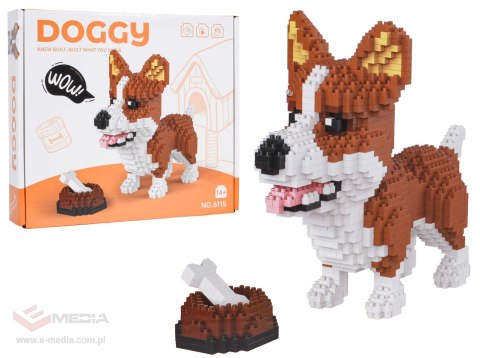 Zestaw Klocków 1200el. Welsh Corgi