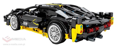 Zestaw Klocków Auto Sportowe Czarne 589el.