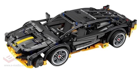 Zestaw Klocków Auto Sportowe Czarne 589el.