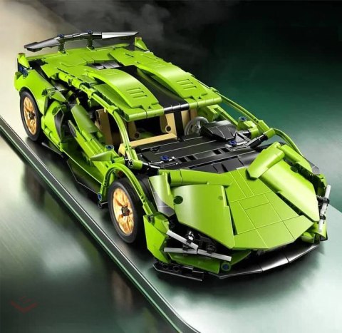 Zestaw Klocków Auto Sportowe Zielone 470el.