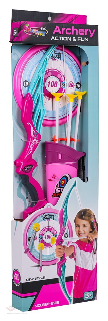 Zestaw Łucznika Różowy + Akcesoria