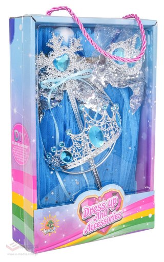 Zestaw Małej Księżniczki + Niebieska Sukienka