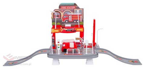 Zestaw Parking Straż Pożarna + Miękkie Pojazdy