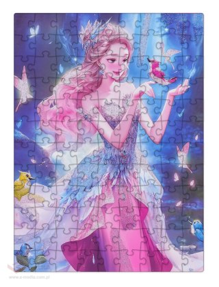 Zestaw Puzzli 100el. Księżniczka Różowa