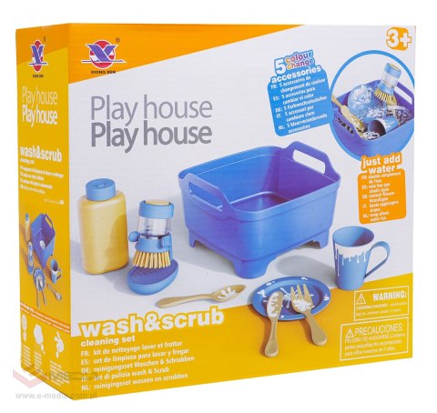 Zestaw Sprzątający + Akcesoria Niebieski