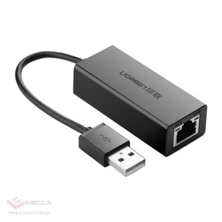 Adapter Ethernet Ugreen CR110 USB-C do RJ45 100Mbs (czarny)