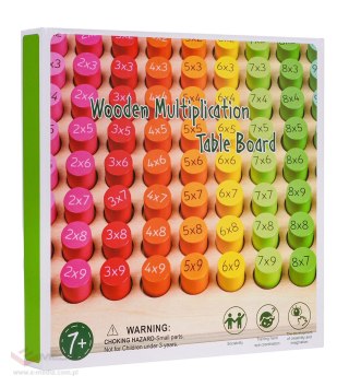 Drewniana Tablica do Nauki Mnożenia