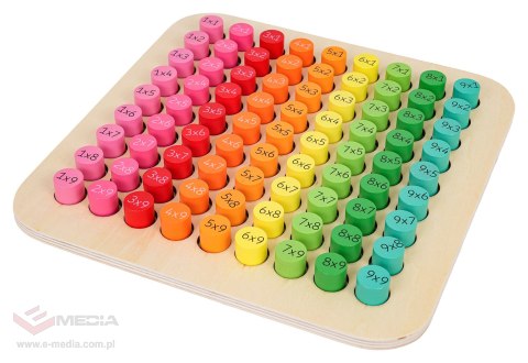 Drewniana Tablica do Nauki Mnożenia