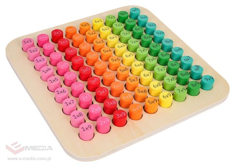Drewniana Tablica do Nauki Mnożenia