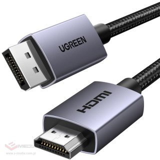 Kabel DisplayPort do HDMI Ugreen DP123 4K 30Hz, 1,5m