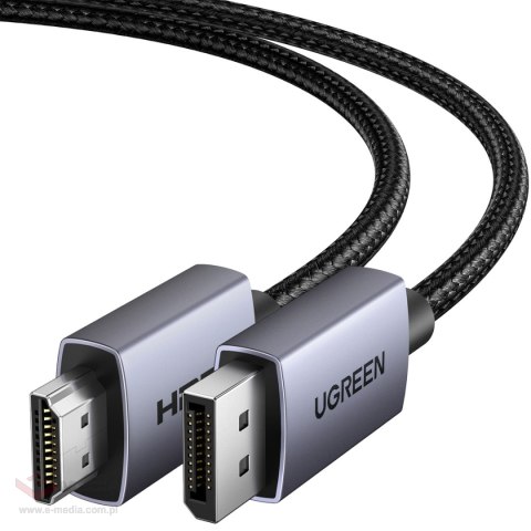 Kabel DisplayPort do HDMI Ugreen DP123 4K 30Hz, 1,5m